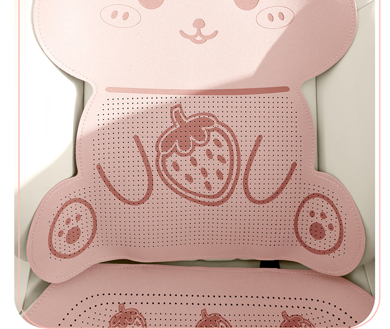 26 Years New Model Cute Little Rabbit Faux Fur Half-Cover Saddle Pad Car Seat Cushion Cover Universal for All Seasons