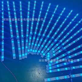 RGB七彩漫反射灯条低压12V12灯背光源广告灯箱光源大功率幻彩DMX