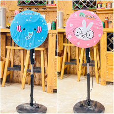 EVA韩式碎花卡通50CM圆形电风扇保护罩 落地风扇 保护防水防尘罩