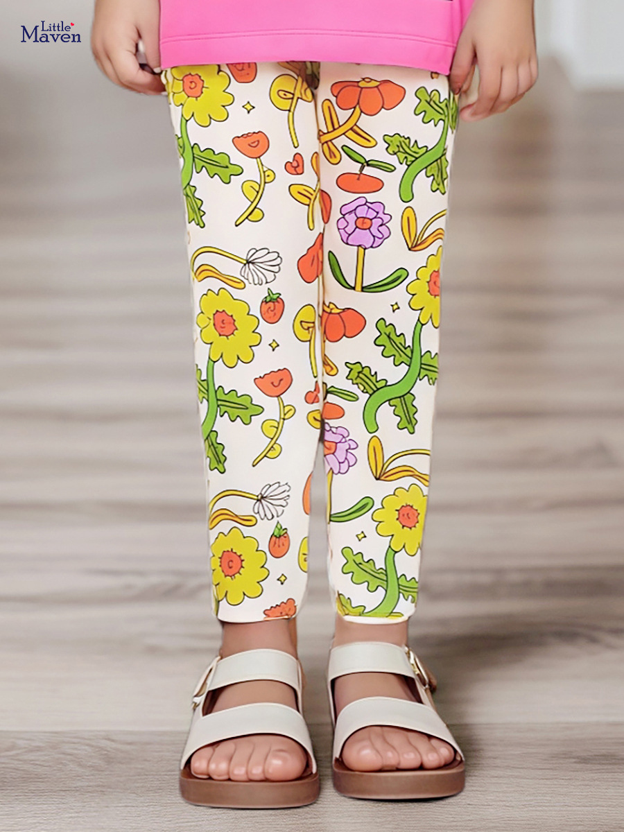 Little Maven Source Factory Pantalones para niños europeos y americanos Pantalones para niñas Leggings para niños de otoño al por mayor