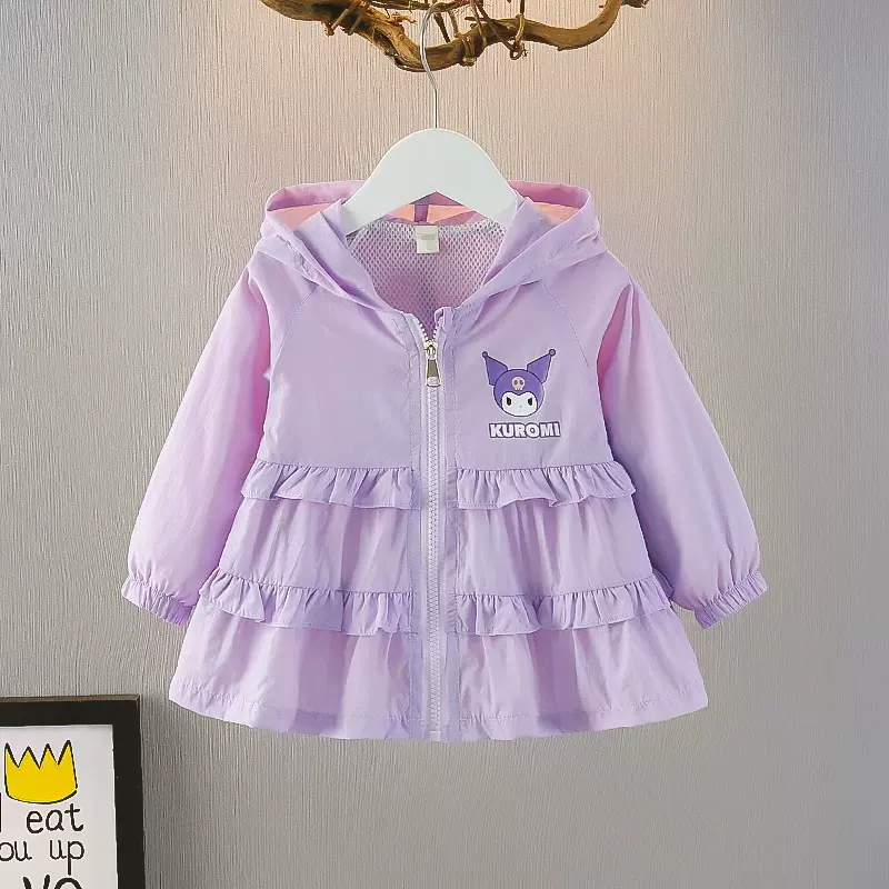 外贸批发女童夏款库洛米防晒衣2025款儿童上衣夏季洋气皮肤衣外套