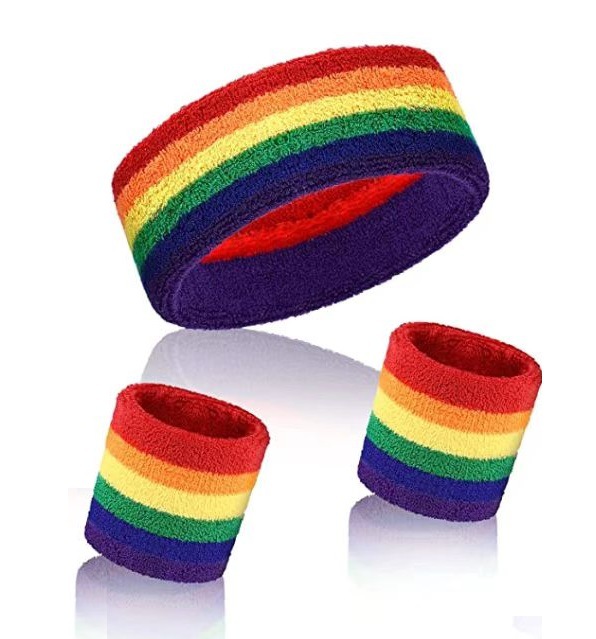 彩虹头巾