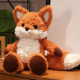 Shake the sound of the same running little fox doll cute doll girl sleeping pillow doll plush toy gift