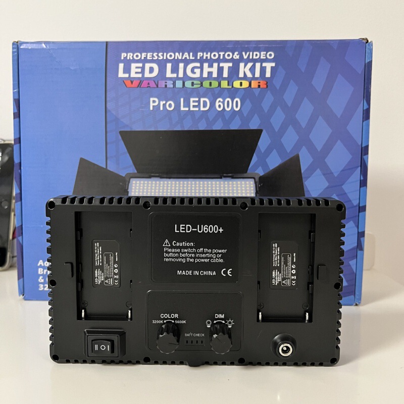 一眼レフ撮影灯ビデオ生中継led撮影灯補助灯PRO LED u 600 u 800屋外室内|undefined