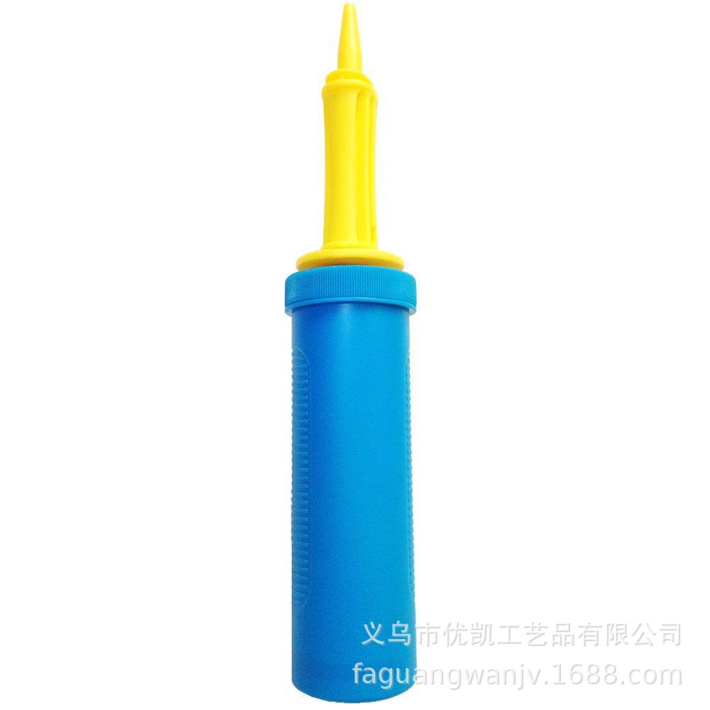 Balloon, plastic air pump