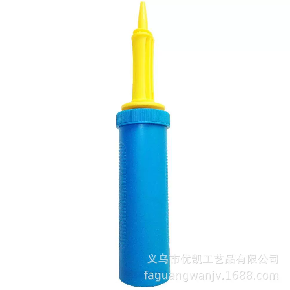 Balloon, plastic air pump