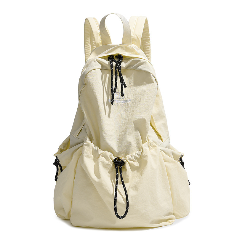 Mochila coreana de cordón, mochila de nicho, mochila de ocio, bolsas escolares universales para estudiantes universitarios, hombres y mujeres.
