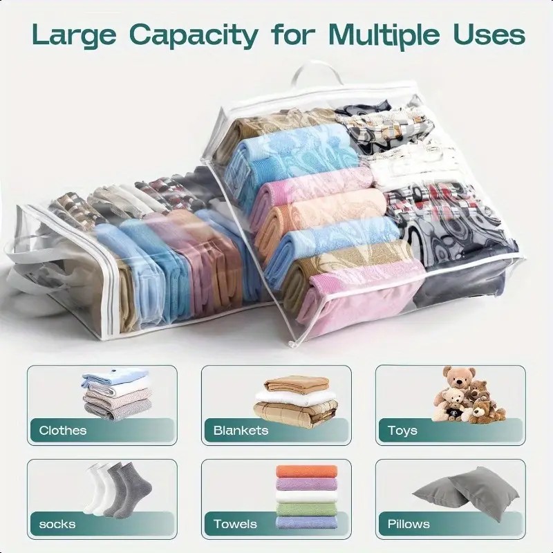 Transparent linen bag PVC