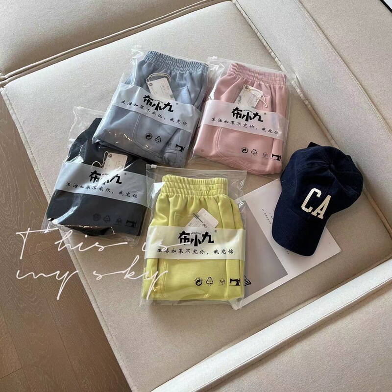 Cloth Xiaojiu Cream Shorts Women's Summer New Loose Air Cotton All-match Straight Three-part Pants Casual Solid Color Hot Pants