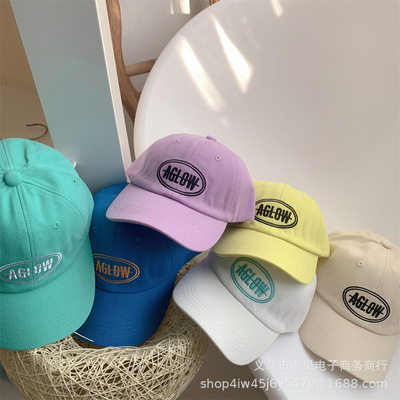 儿童帽子春秋女童棒球帽宝宝中大童男童防晒鸭舌帽遮阳帽潮牌百搭