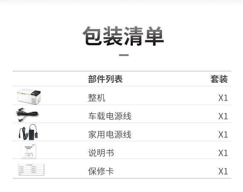 Car Refrigerator 28 Liters All-Plastic Model with Compressor Cooling, Dual-Use for Car and Home, Refrigeration and Freezing, Small Refrigerator, Outdoor Portable