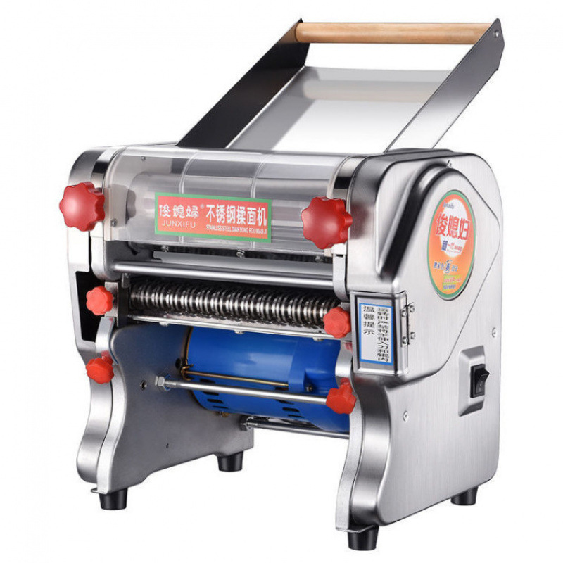 Prensa de fideos doméstica de acero inoxidable multifuncional comercial de cocina de grano de cocina eléctrica pequeña fábrica de fideos al vapor al por mayor