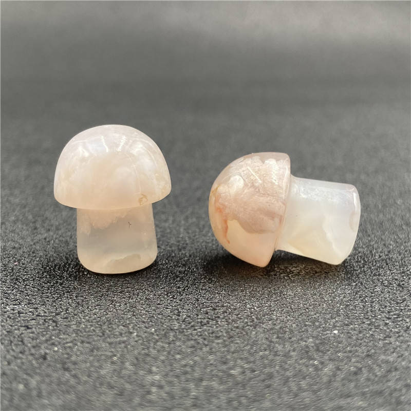 Cute Agate Small Mushroom Desktop Decoration Wholesale display picture 2