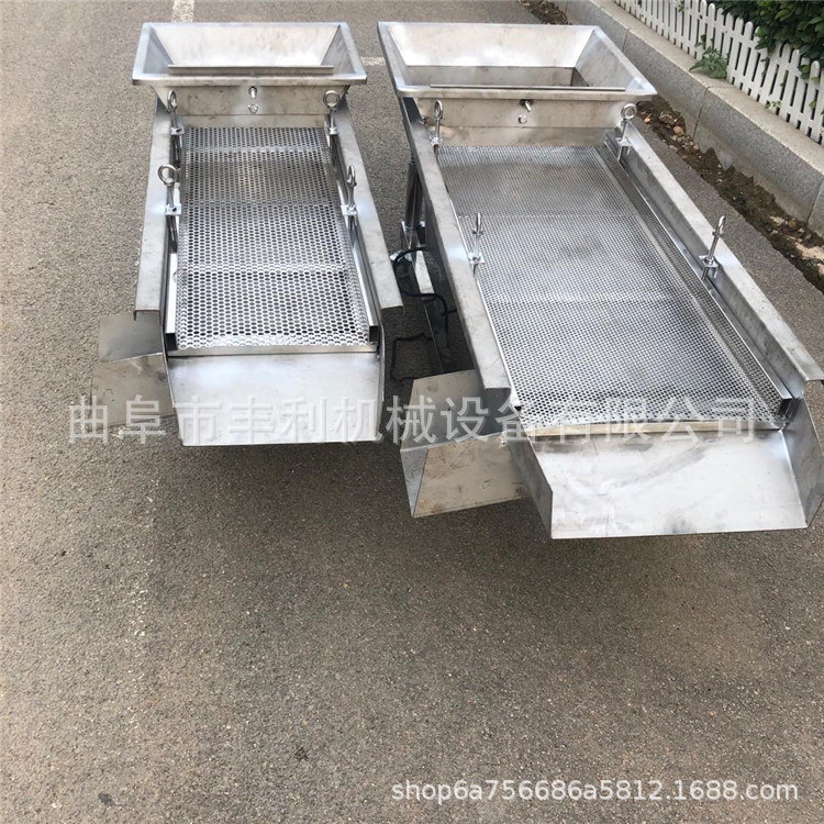 玉米小麦油菜籽除杂筛选机 电动板栗筛选机 小型不锈钢震动筛