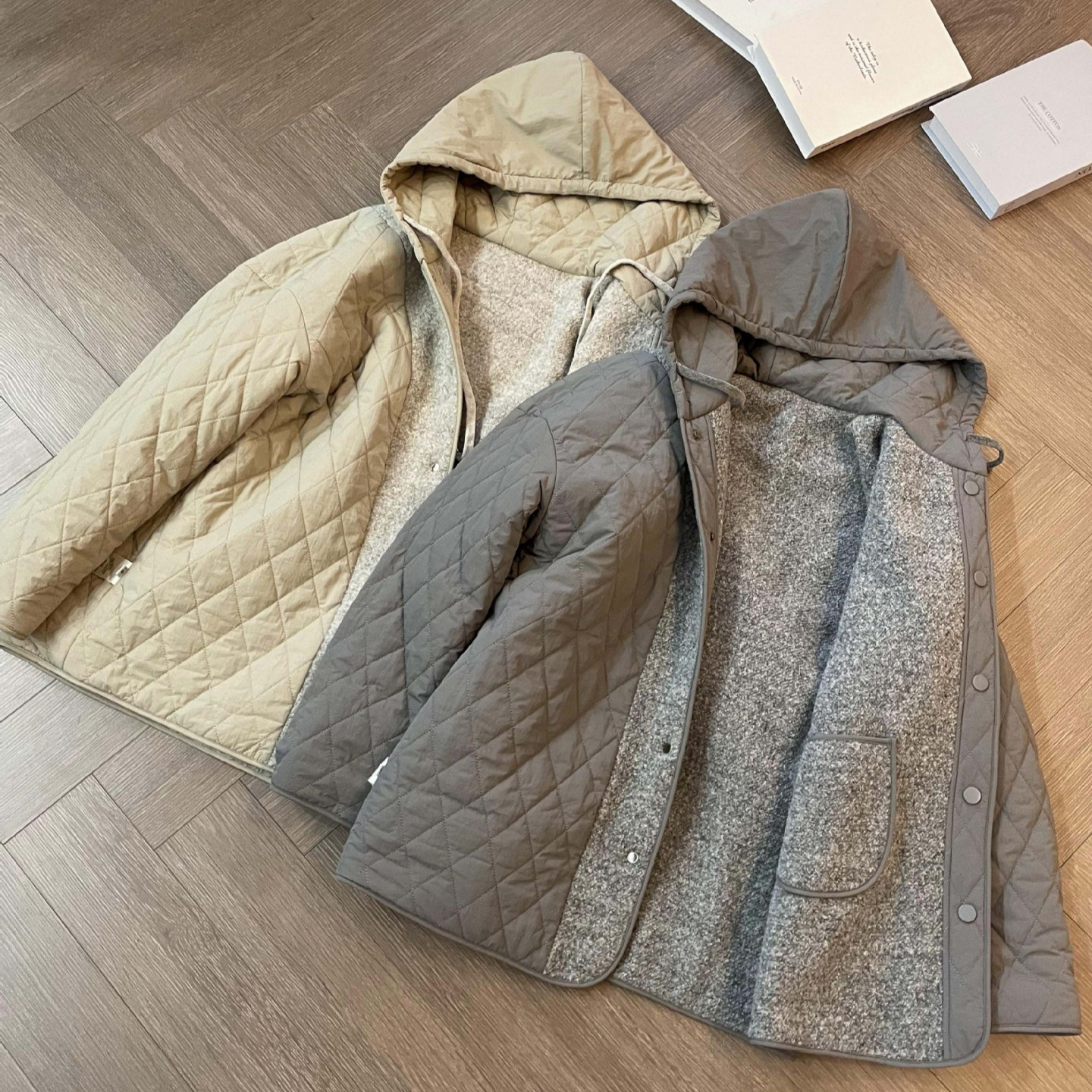 主打款连帽羊羔毛棉服外套！身上绝绝好看！秋冬太适合这款