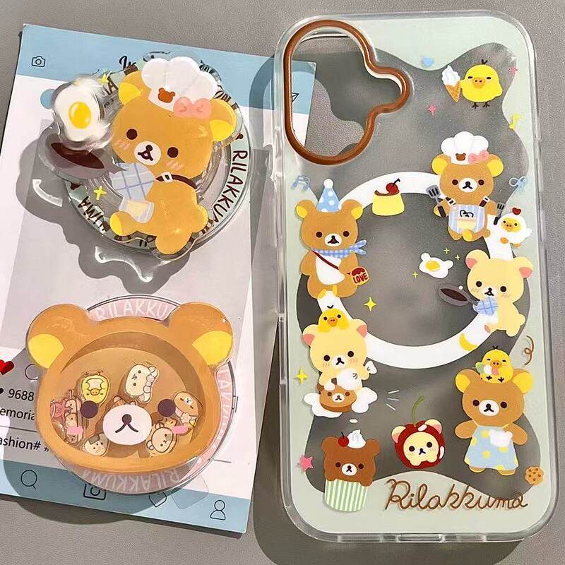 Chef Rilakkuma Suitable for Samsung S26Ultra Mobile Phone Case S25/24Fe Cute S2322+Magnetic Note20 Chef Rilakkuma Suitable for Samsung S26Ultra Mobile Phone Case S25/24Fe Cute S2322+Magnetic Note20