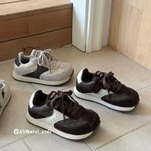 松弛感儿童复古运动鞋2025秋季新款男童阿甘休闲鞋女童轻便跑步鞋