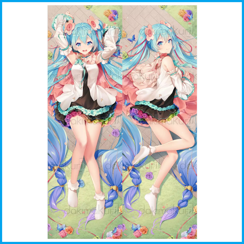 Hatsune Miku Gyvenimo Dydžio Kūno Pagalvės Užvalkalas - Pritaikomas Anime & Žaidimų Pliušinis Pagalvės Užvalkalas
