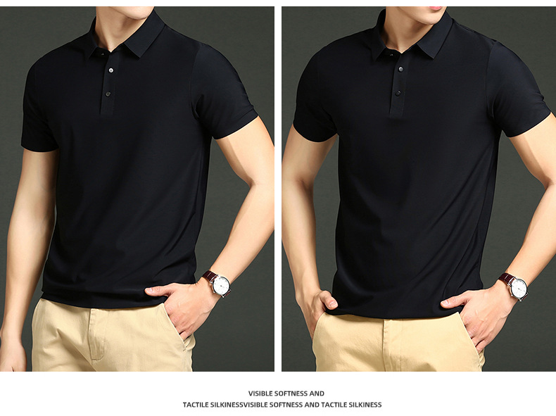 Ice Silk Polo Shirt