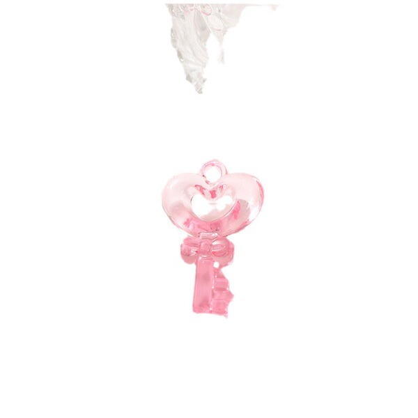 transparent pendant for keys