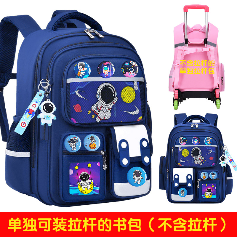 2026 nueva mochila escolar de tirón para estudiantes de primaria 23456 grados mochila de hombro