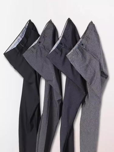 Men's Straight High-Quality Western Pants with Loose and Casual Fall Pants, Dad Pants for Winter Warmth