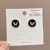 Silver needle, fashionable earrings, silver 925 sample, internet celebrity, wholesale