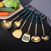 Scandinavian kitchenware, set, ceramic handle stainless steel, light luxury style, wholesale