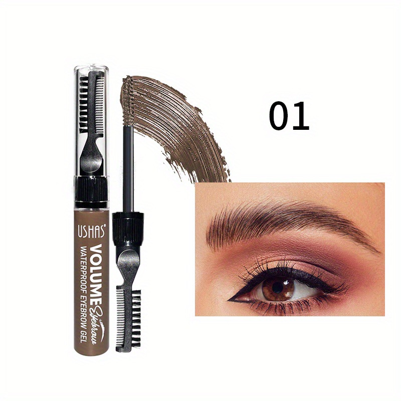 USHAS punto transfronterizo venta caliente crema de cejas, gel de cejas de Amazon impermeable, no se marea, crema de cejas duradera