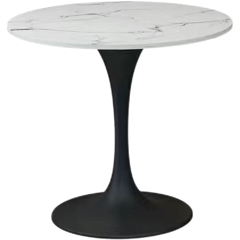 White table + black legs [single table set]
