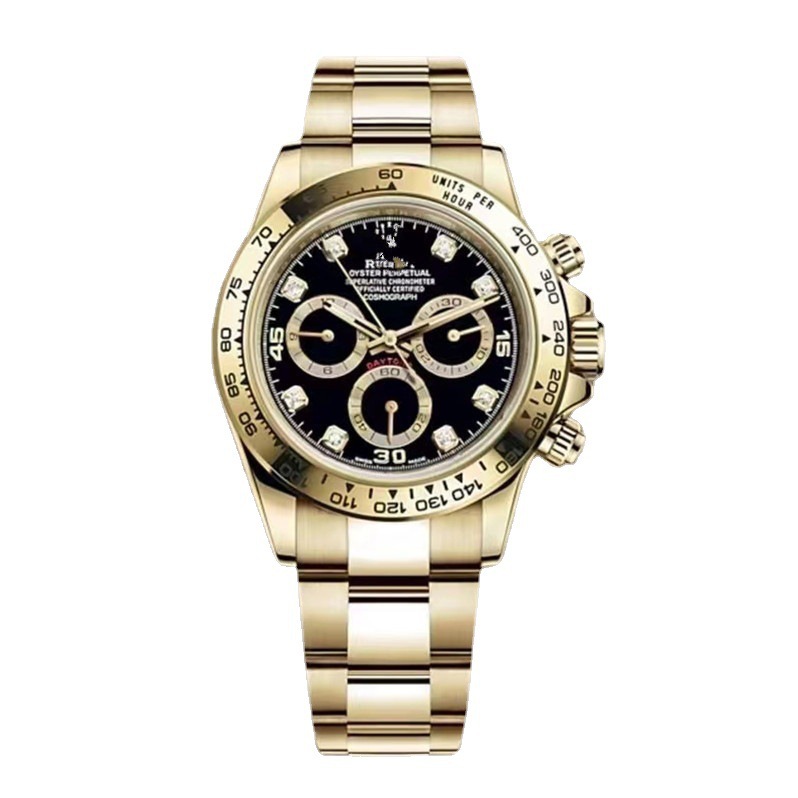 Laojiaditong transfronterizo toma un reloj mecánico de tres ojos y seis agujas para hombre, reloj multifuncional con cinturón de acero para hombre