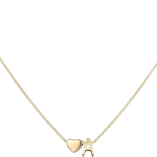 Collier pendentif cœur en acier titane avec 26 lettres anglaises, style transfrontalier, pour femme, style Niche Light Luxury_voghion.com