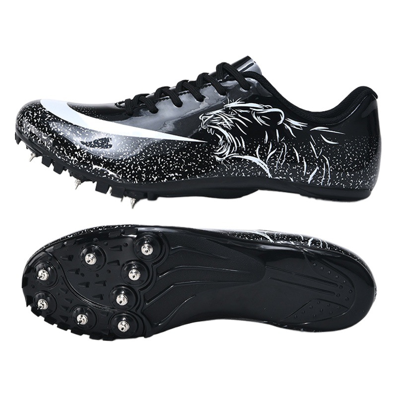 Nuevos zapatos de pista para hombres y mujeres de entrenamiento juvenil antideslizante de uñas zapatos de correr cortos de entrenamiento de competencia resistente al desgaste de pista y campo zapatos de uñas
