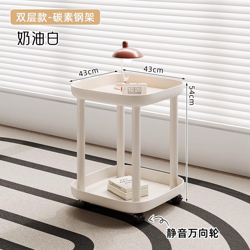 크림 화이트 [대외 무역 강화 이중 브레이크 휠] 대담한 탄소강 프레임