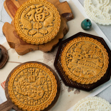 三木原创| 300克500克大月饼模具半斤一斤广式国潮国庆中国福