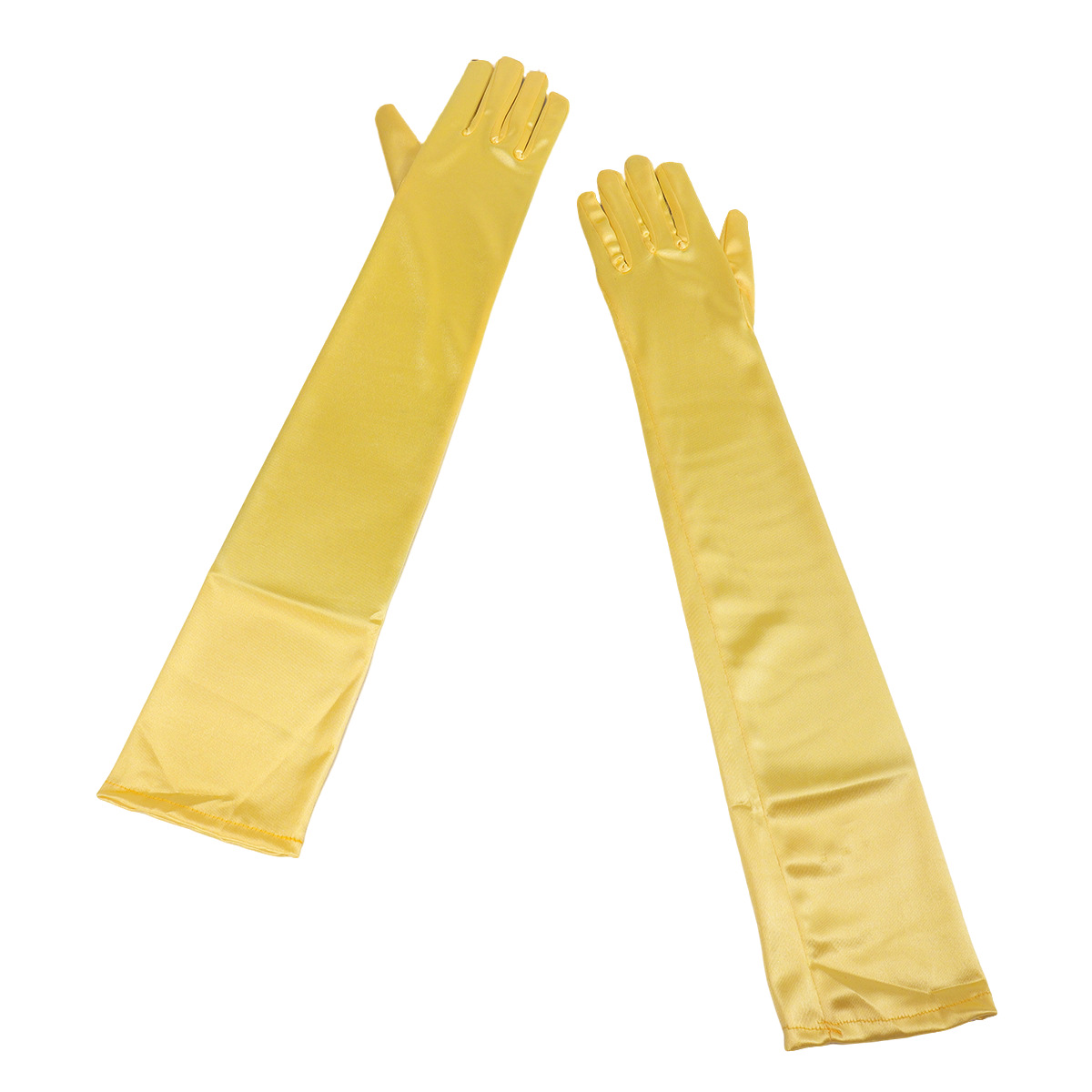 Cosplay elástico de seda extra largo transfronterizo, guantes de boda de presentación de cena sexy de Halloween para damas