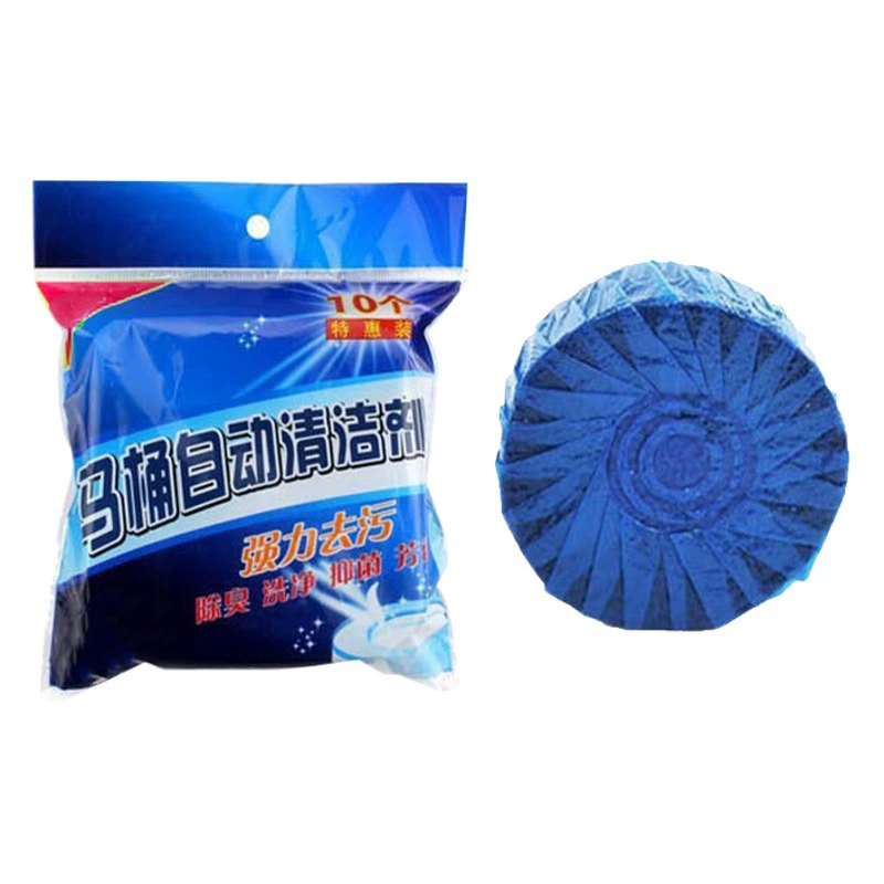 Синий пузырь мощный моющее средство для чистки туалета таблетки