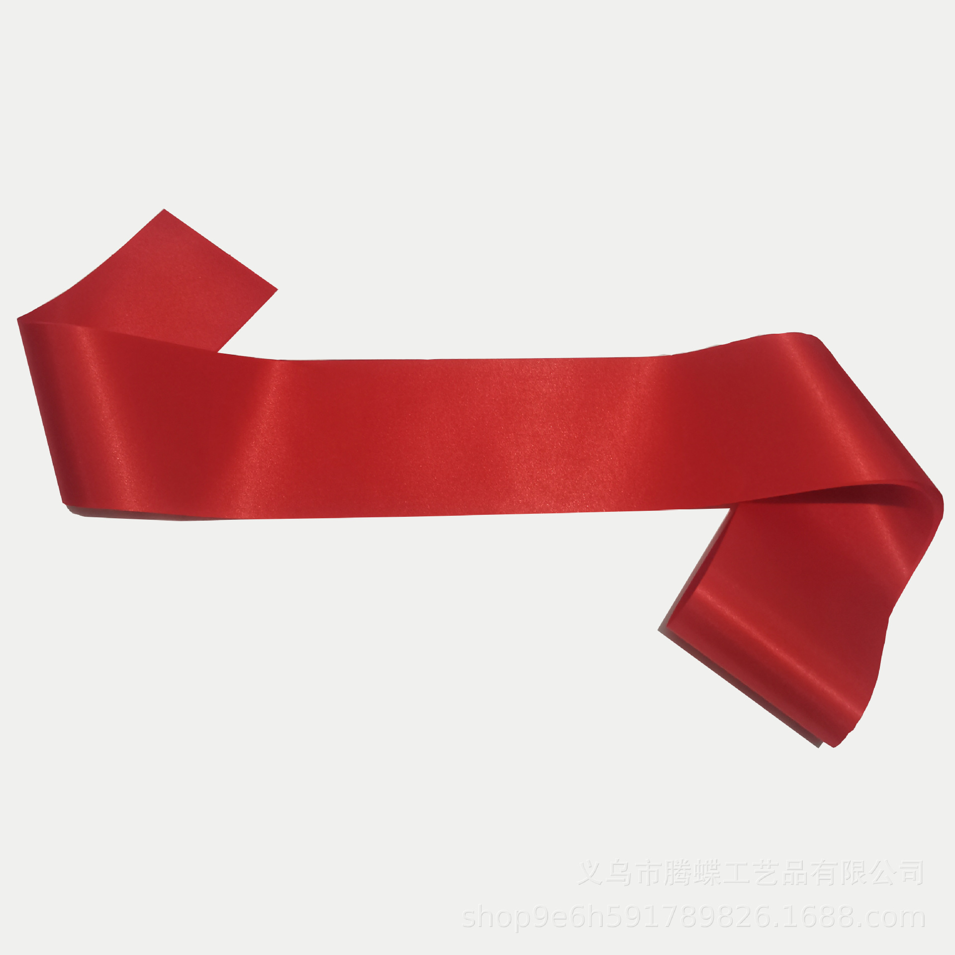 色丁布光板大红