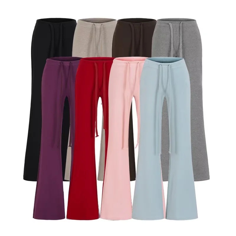 Autumn flared trousers for yoga for leisure