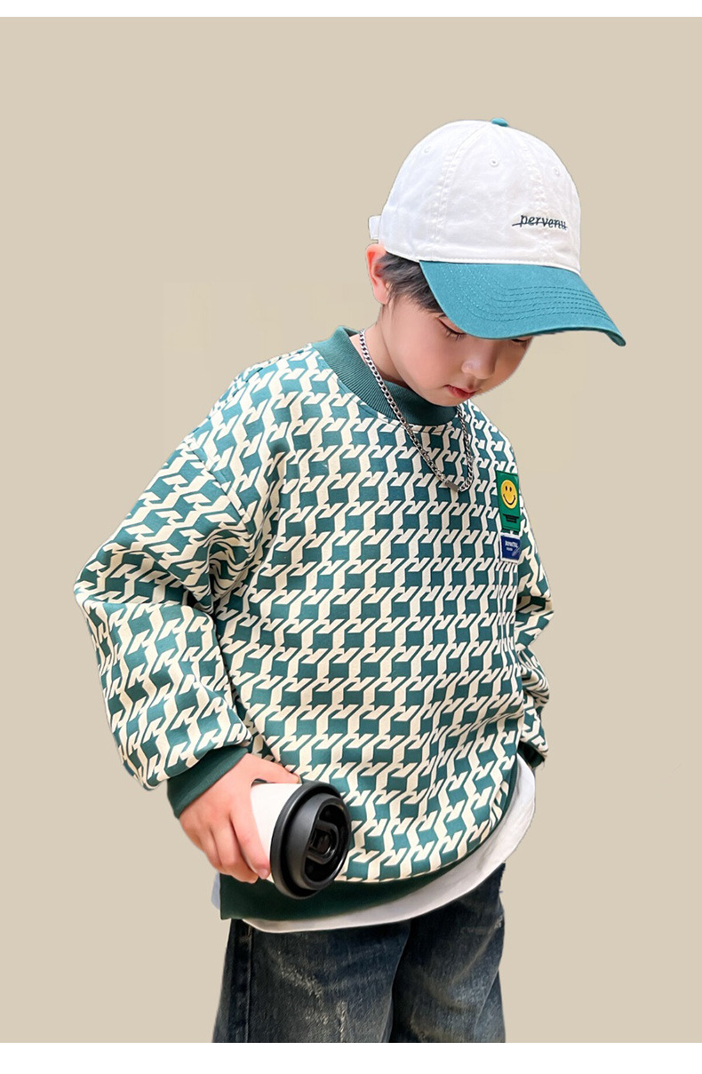 Jungen Pullover Sweatshirt Für Kinder Modischer Kapuzenpullover_voghion.com