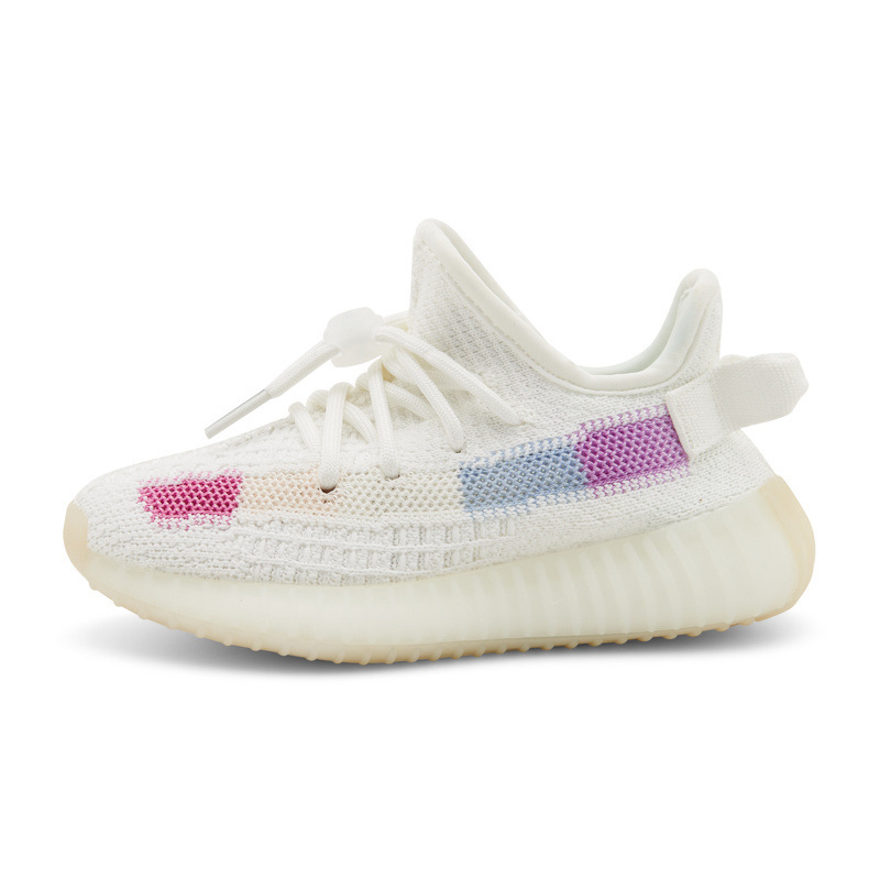 Children's Authentic Yeezy 350v2 Boys' Shoes, Reflective Starry 700 Popcorn Girls' Sneakers