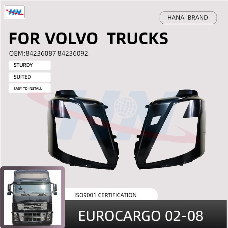 Panel de faros delanteros sin pintar 84236087 84236092 para piezas de camiones de la serie Volvo VOLVO