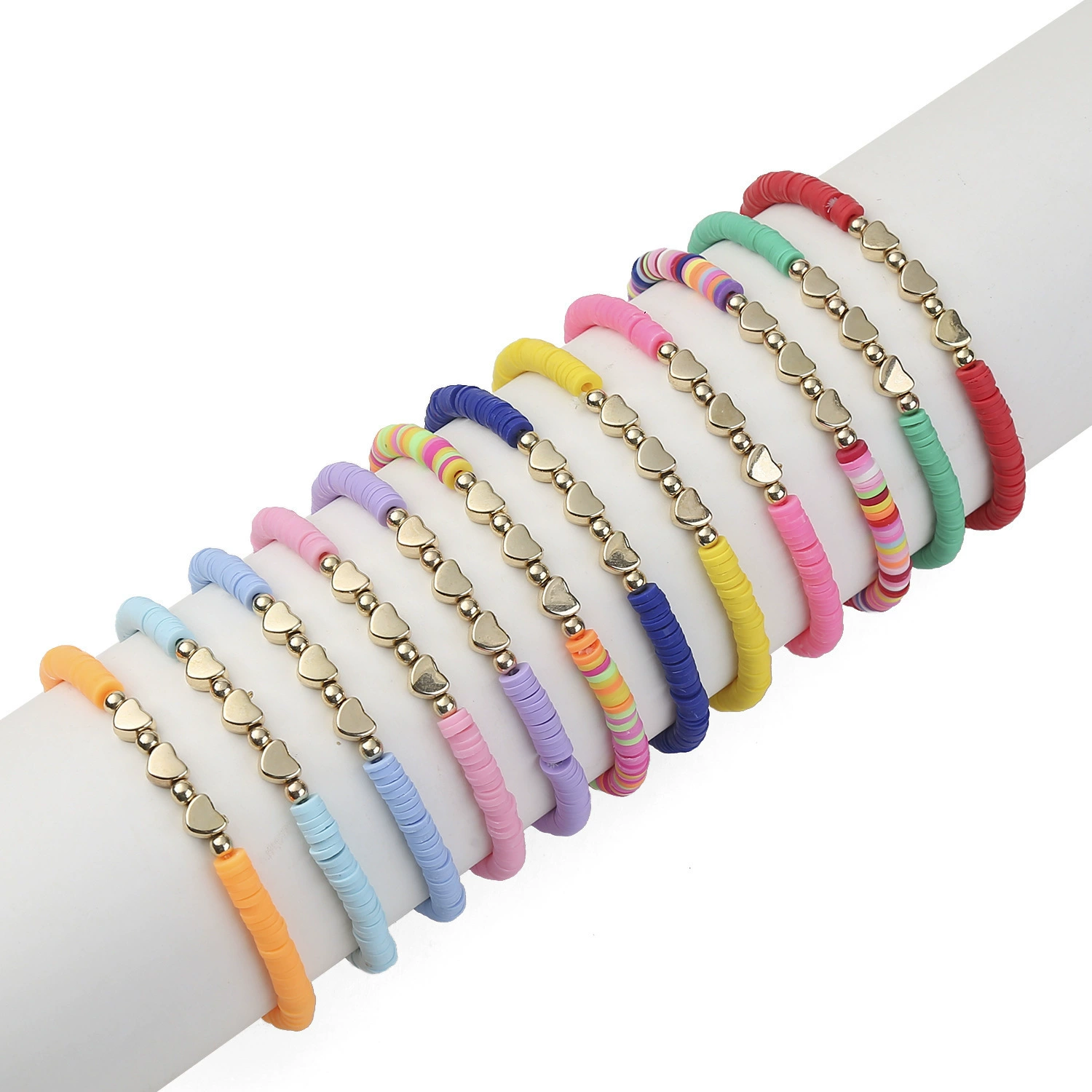 (Cross-border trading), ceramics, rainbow bracelet with letters, Amazon