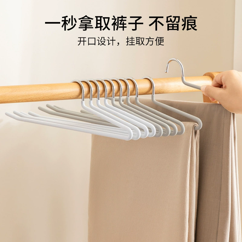 Bold short neck goose trousers short neck immersion glue resin trousers drying goose -shaped pants rack saving space hams