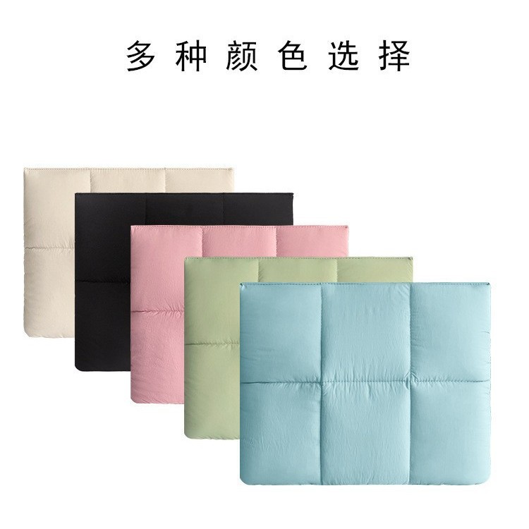 Macaron cloud quilted padded laptop bag, quilted anti-drop laptop bag, multi-color tablet storage bag available