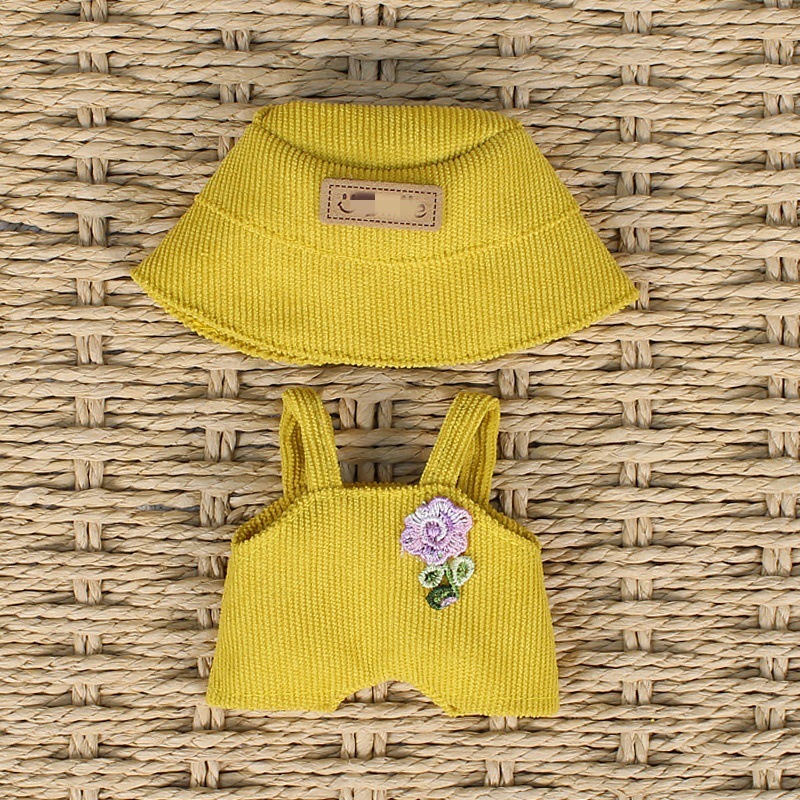 Aplicable a 17cm123 generación de ropa de tela de peluche muñeca ropa casual sombrero conjunto de sombrero al por mayor