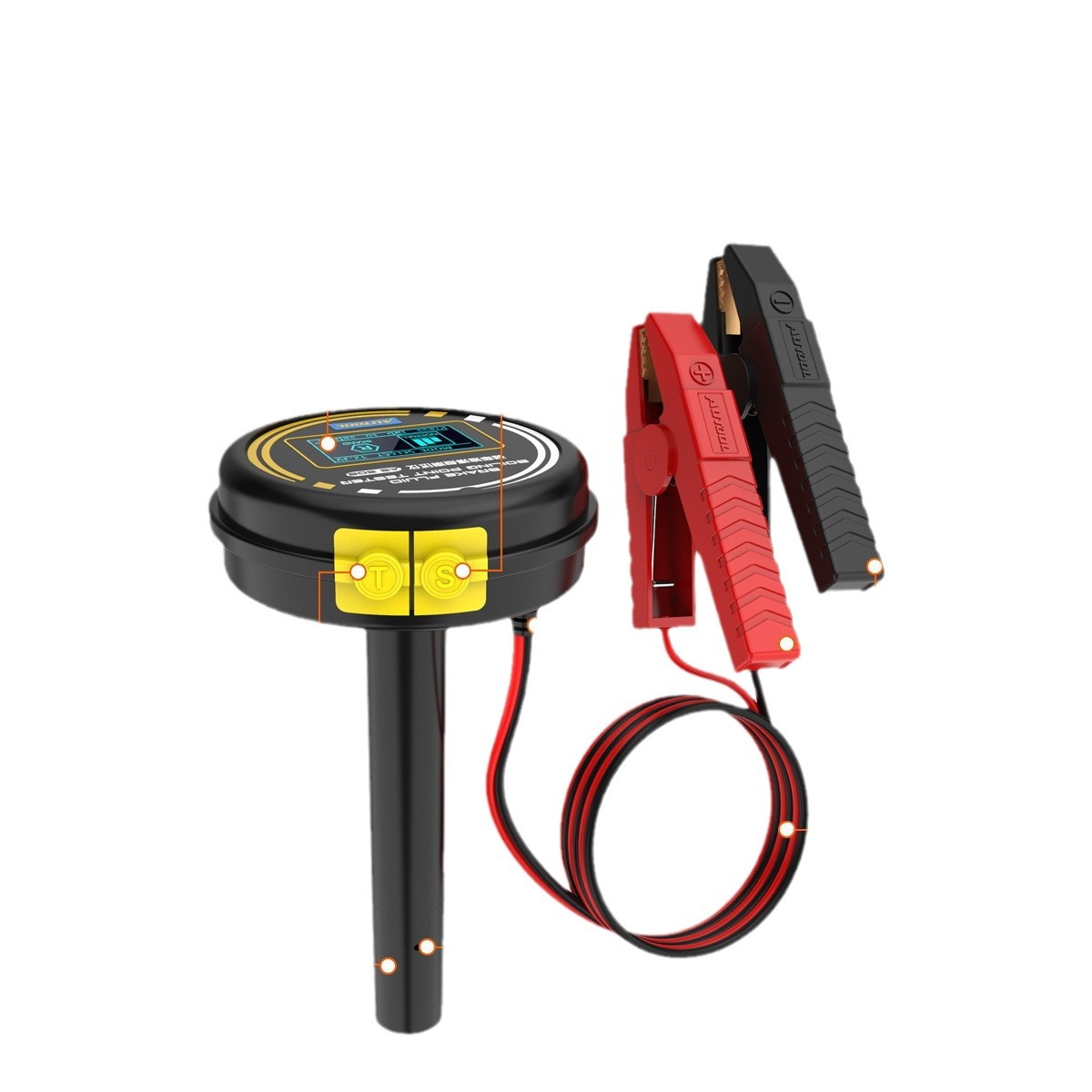 AUTOOL AS506 detector de aceite de freno del coche líquido de frenos punto de ebullición de alta precisión instrumento de reparación de automóviles pantalla digital