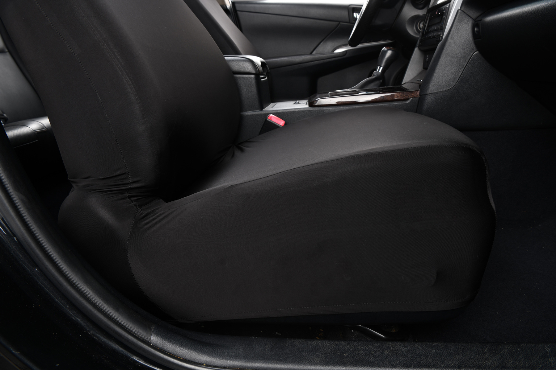Ice Silk Elastic Non-Slip Car Seat Cover, Cooling B-Style Front Seat Single Universal Type Dustproof Car Seat Cover
