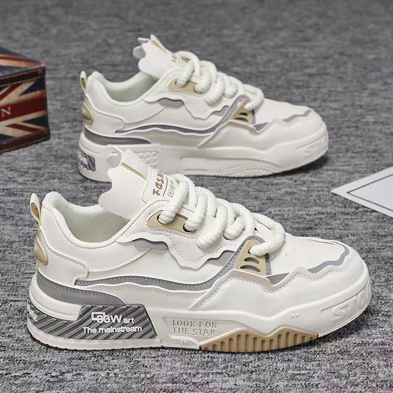 Zapatos de invierno para hombres en línea 2026 nuevos zapatos casuales de plantilla antideslizante zapatos de moda juveniles