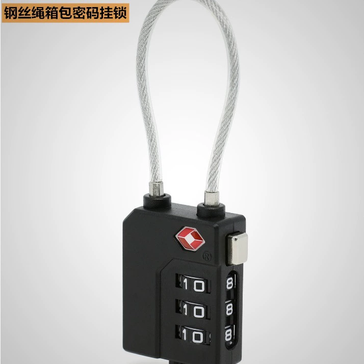 В наличии полная английская нейтральная упаковка новый материал ПК TSA21100 трос сумка Пароль замок